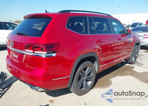 2021 Volkswagen Atlas 3.6L V6 Se W/Technology R-Line from USA, damaged, VIN 1V2PR2CA7MC510840